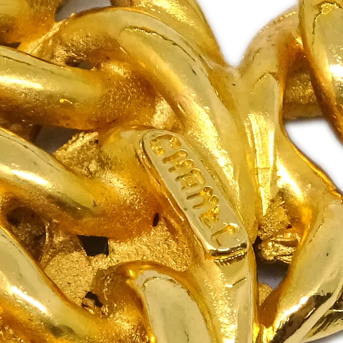 Chanel CC Brooch Pin Gold 1107 - Image 3