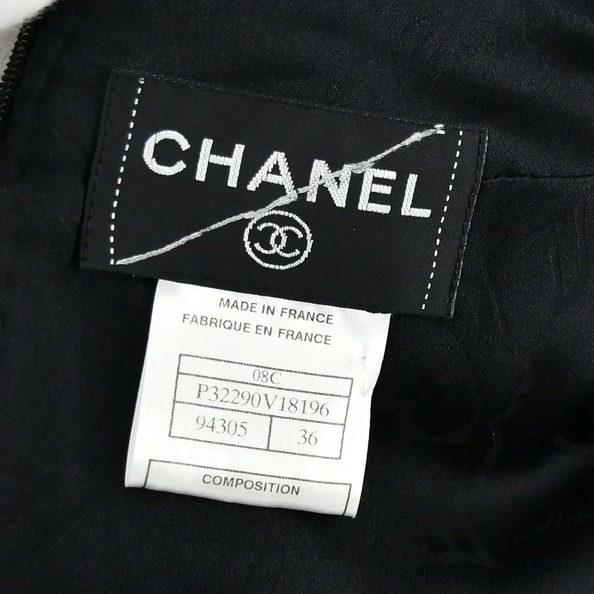 Chanel Dress Black 08C #36 - Image 9