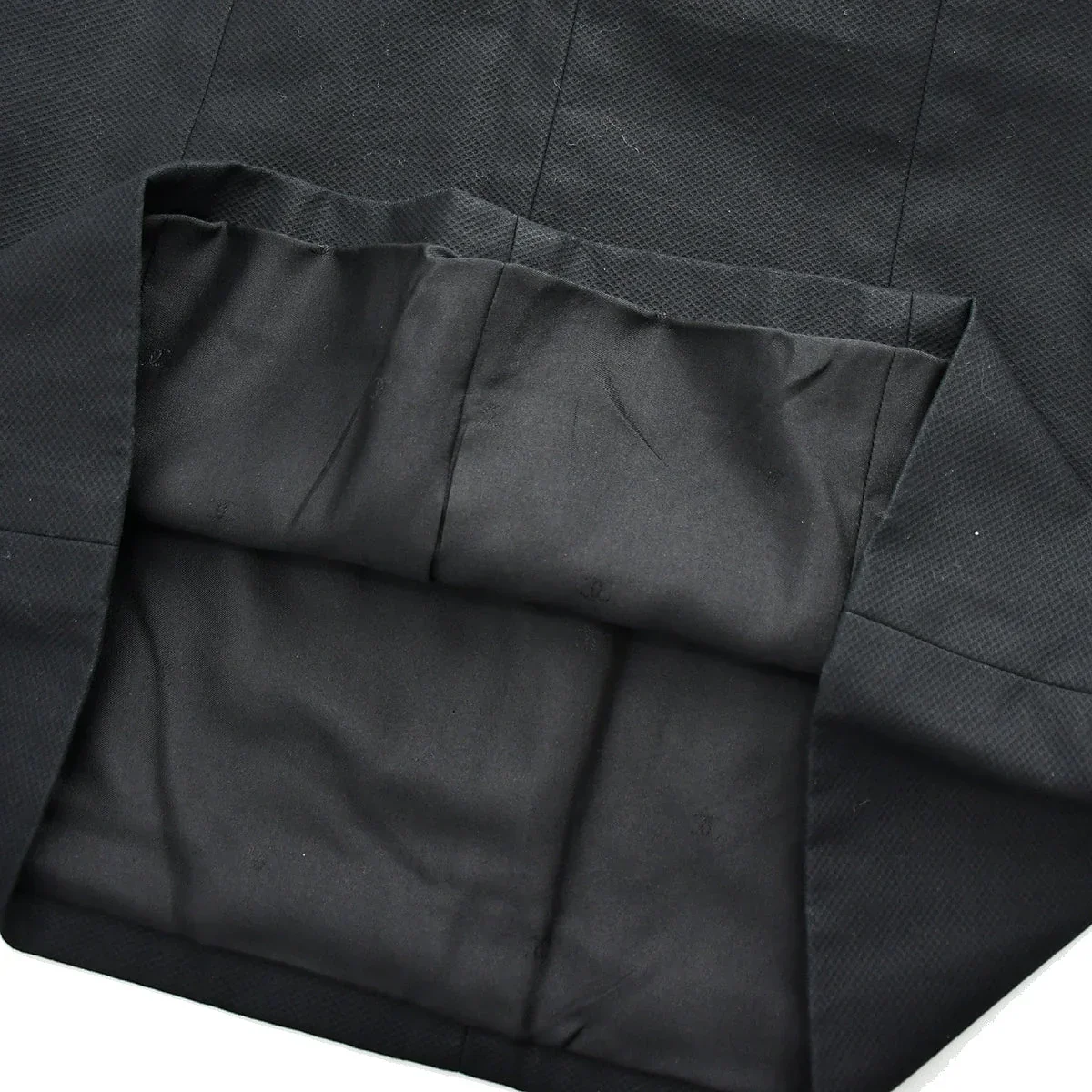 Chanel Setup Suit Jacket Skirt Black 98S #36 - Image 7