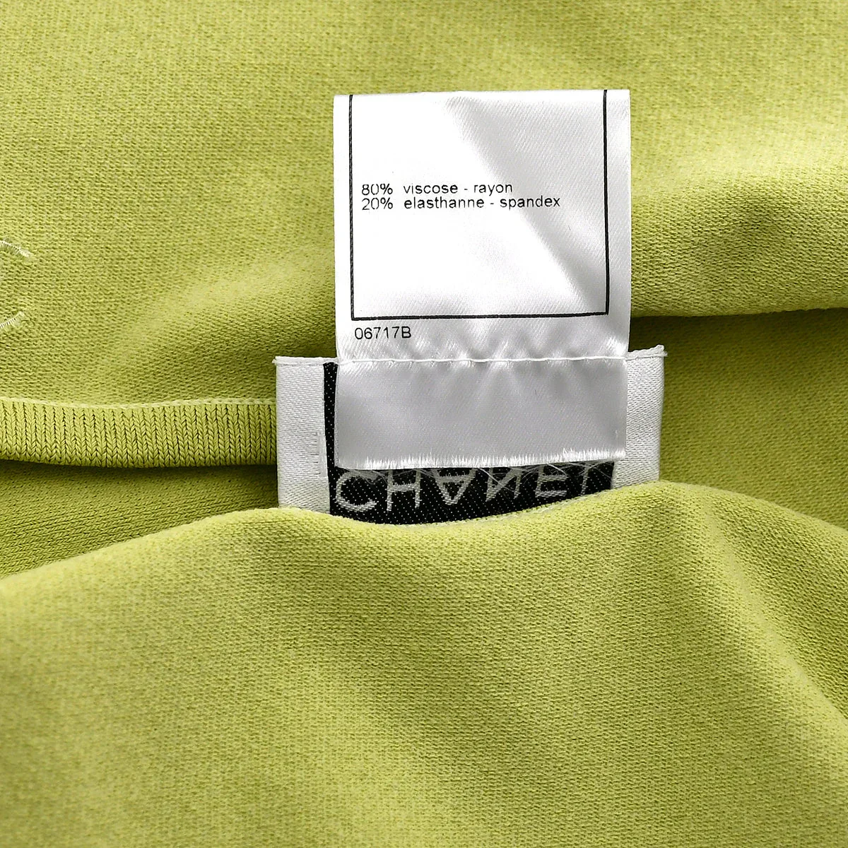 Chanel T-shirt Light Green 98P #40 - Image 10