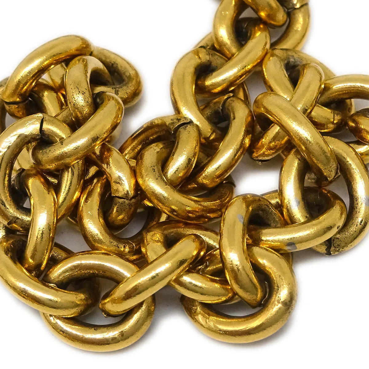 Chanel CC Gold Chain Belt 6051 Small Good - Image 3