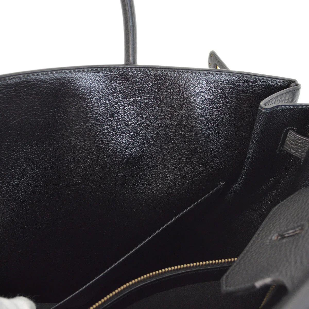 Hermes 1991 Black Ardennes Birkin 40 Handbag - Image 9