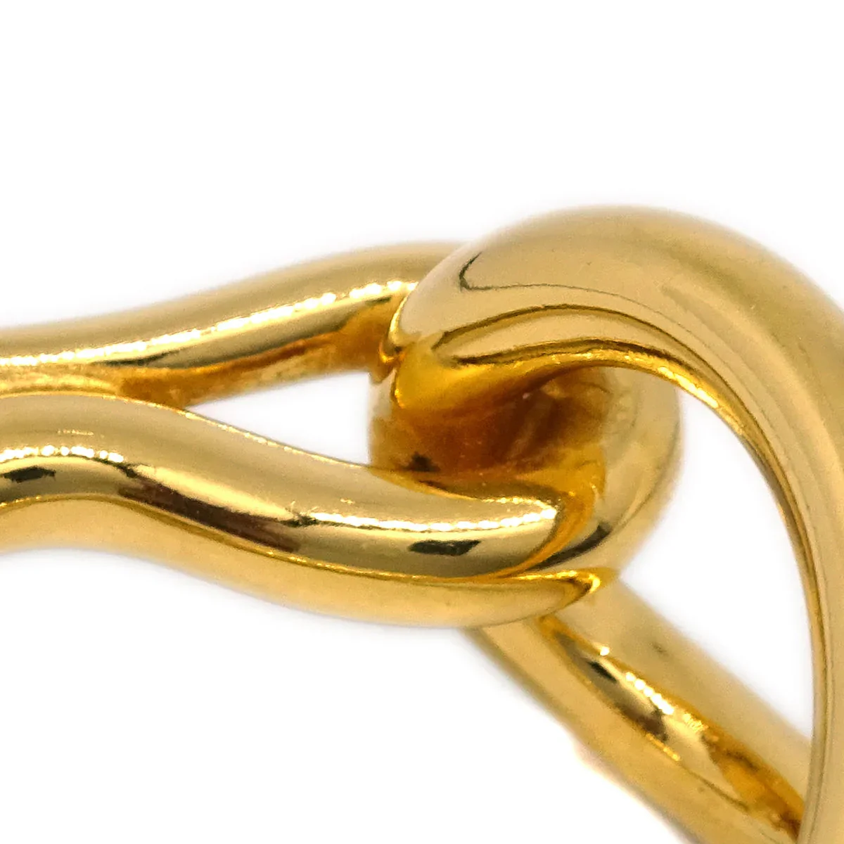 Hermes Jumbo Scarf Ring Gold Small Good - Image 3
