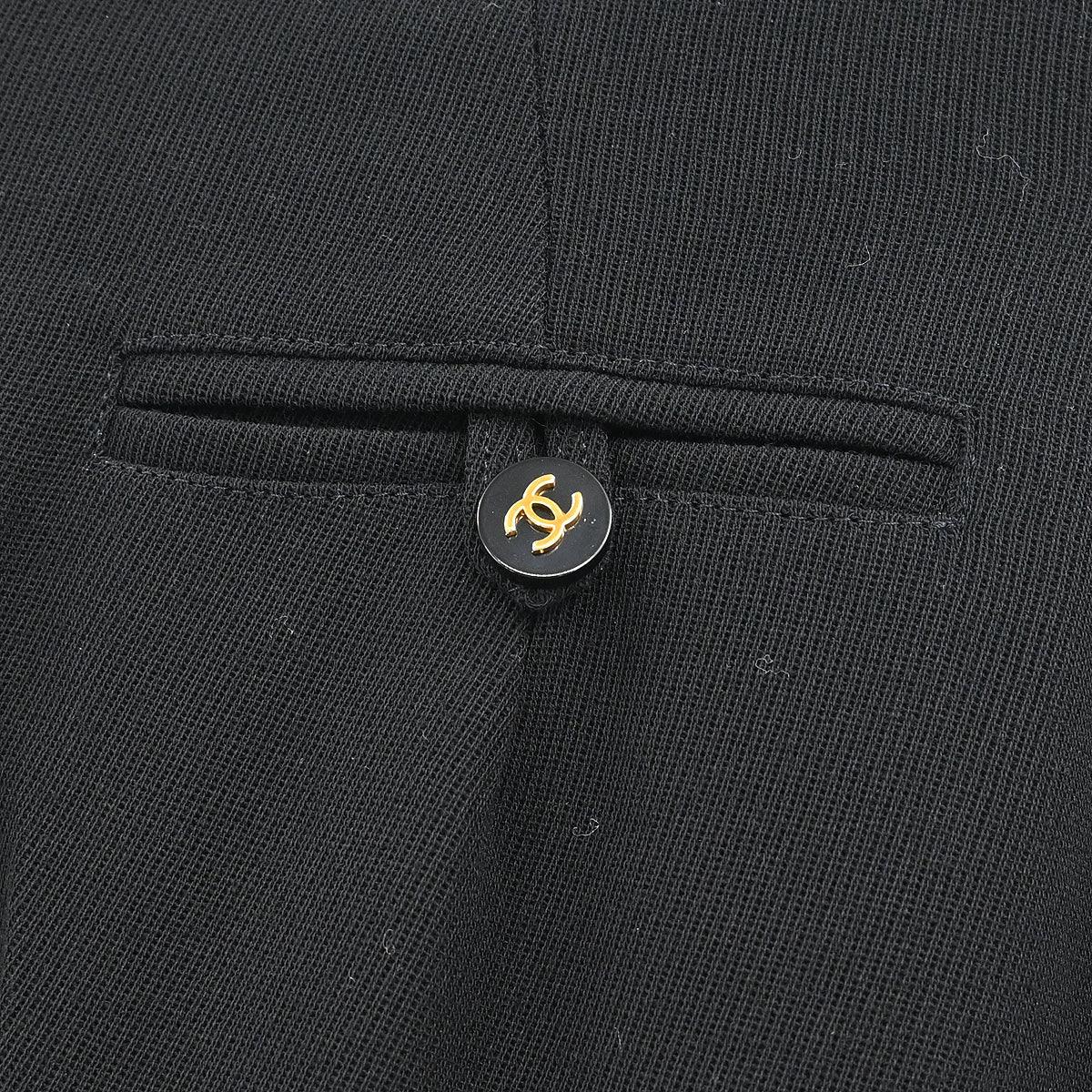 Chanel 1995 Long Pants Black #38 - Image 6