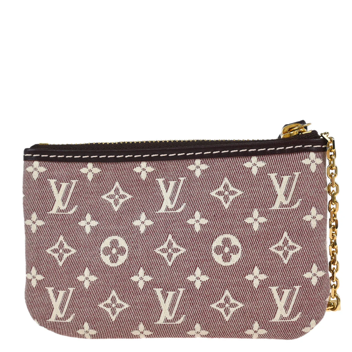 Louis Vuitton 2010 Red Monogram Idylle Pochette Cles Coin Case - Image 2