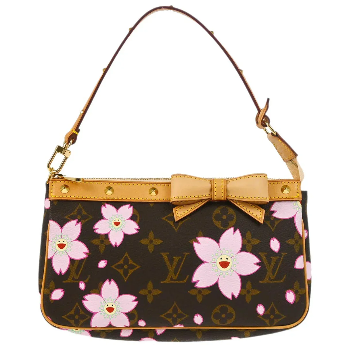 Louis Vuitton 2003 Cherry Blossom Pochette Accessoires Handbag M92006