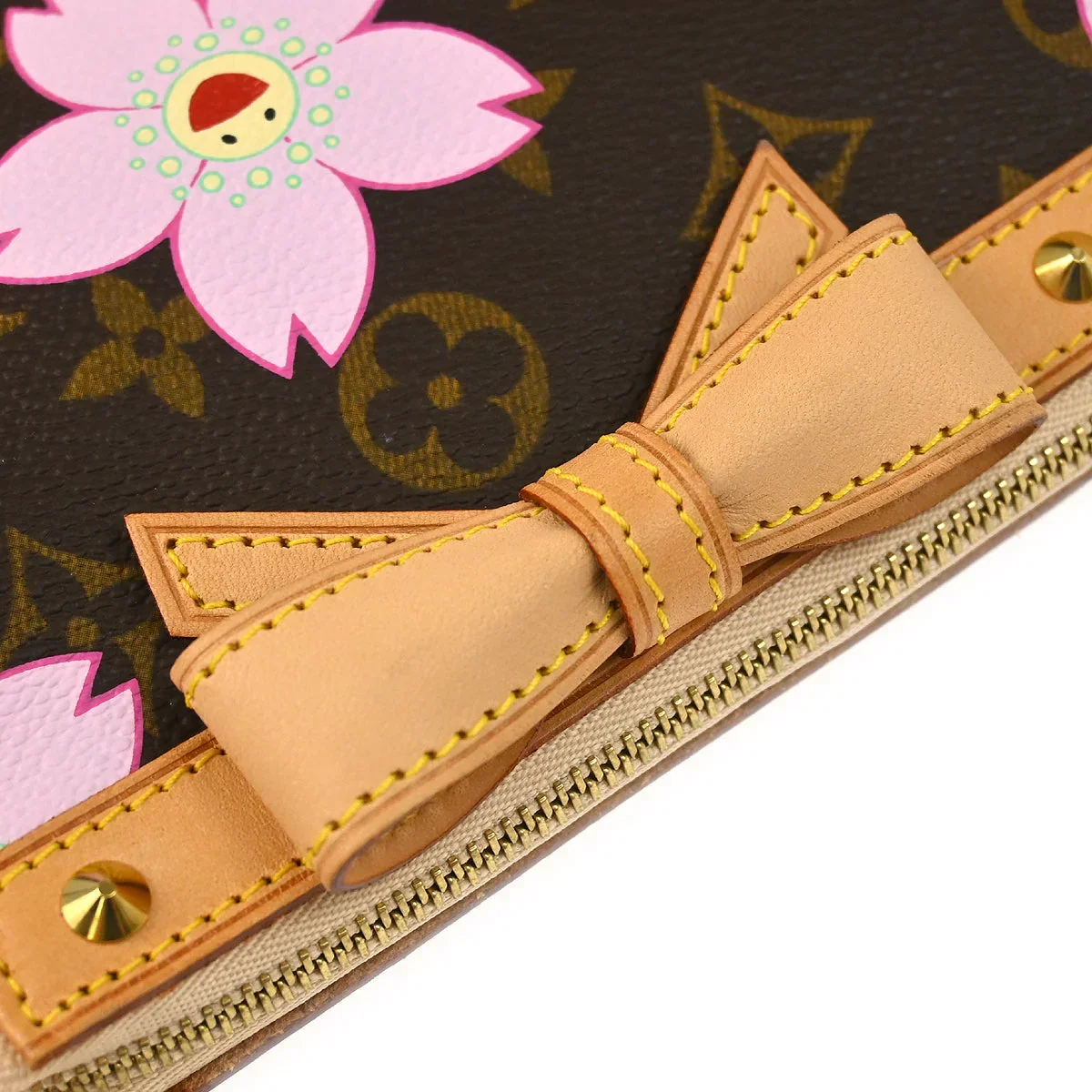 Louis Vuitton 2003 Cherry Blossom Pochette Accessoires Handbag M92006 - Image 4