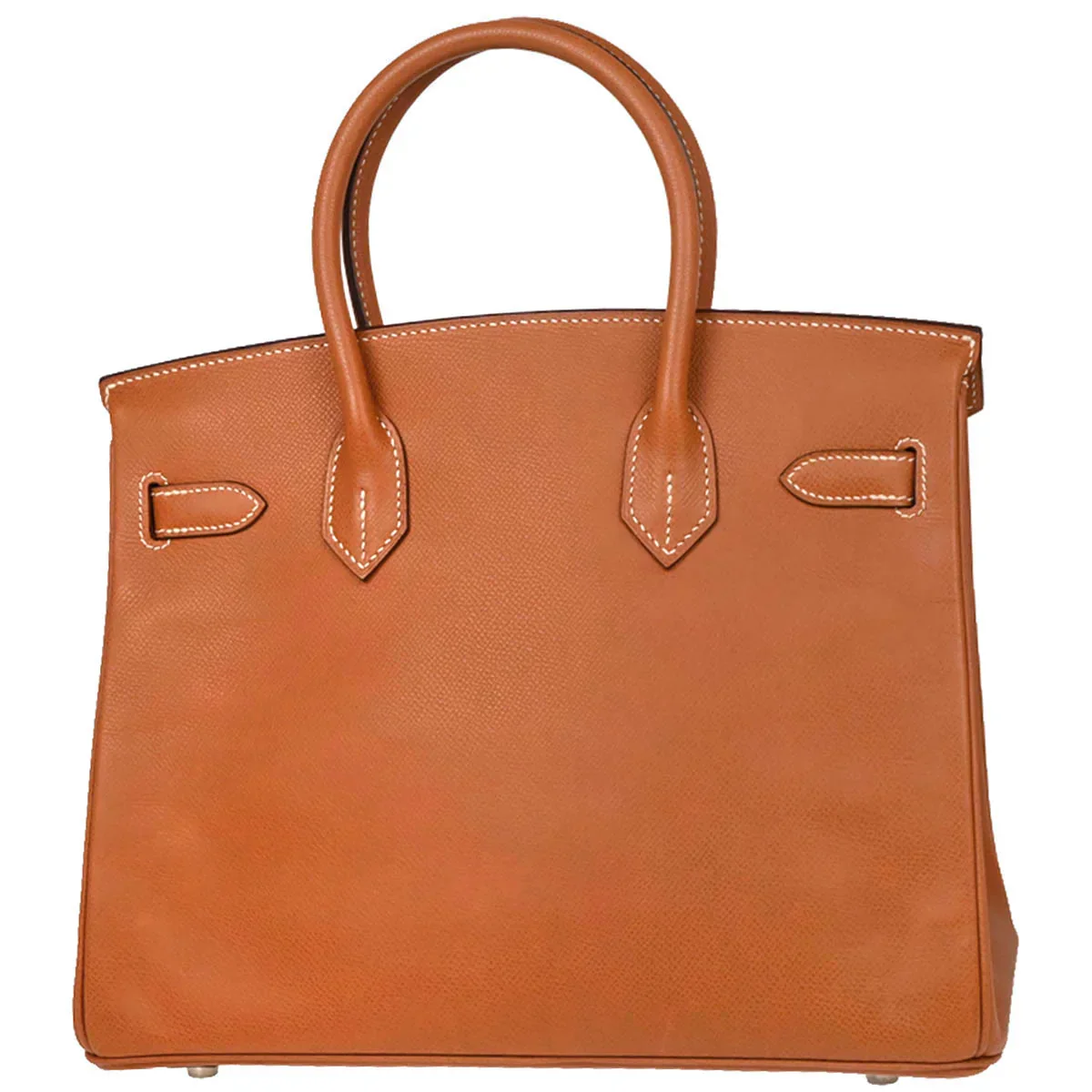 Hermes 2005 Cognac Epsom Birkin 30 Handbag - Image 2