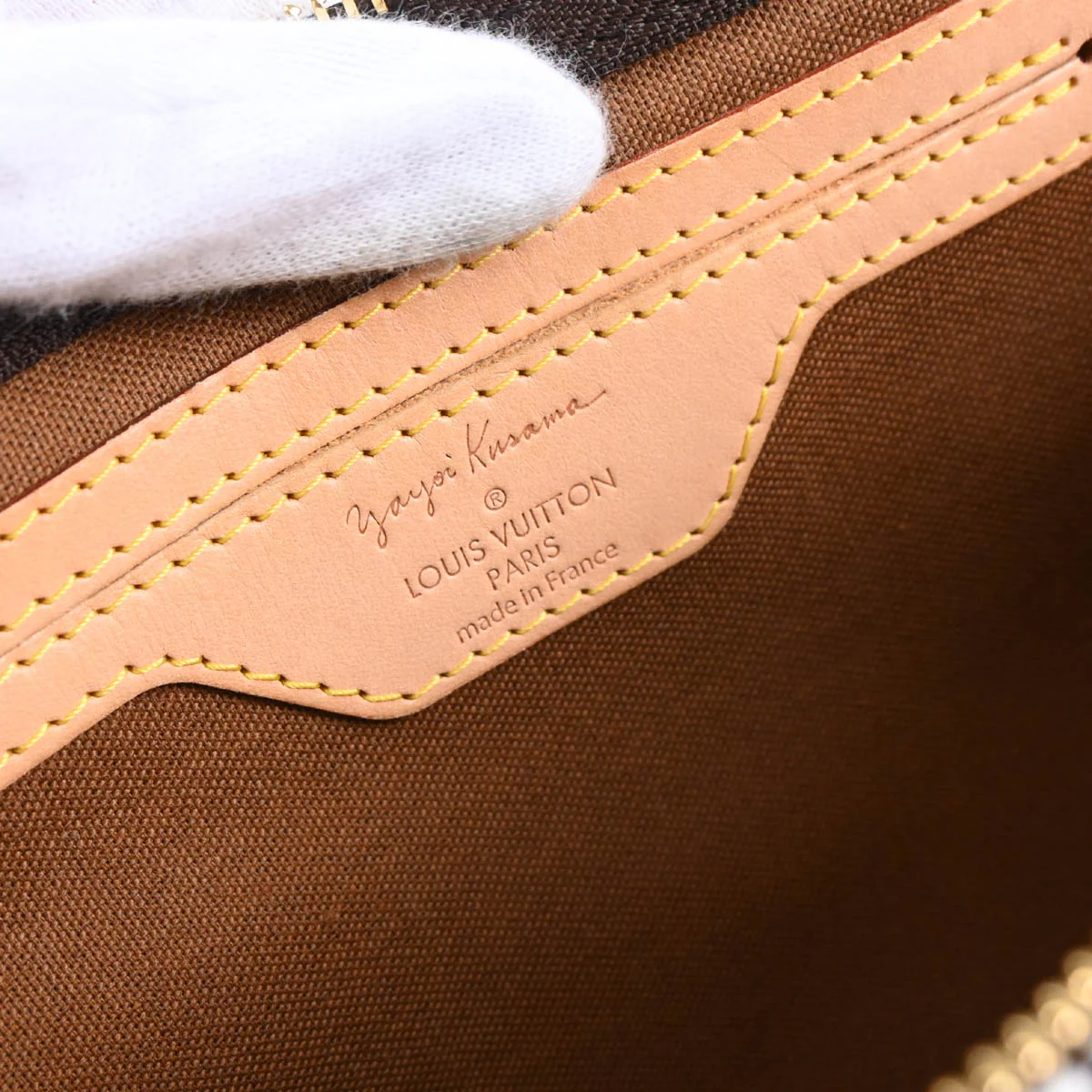 Louis Vuitton Yayoi Kusama 2012 White Monogram Town Speedy 30 Handbag M40690 - Image 10