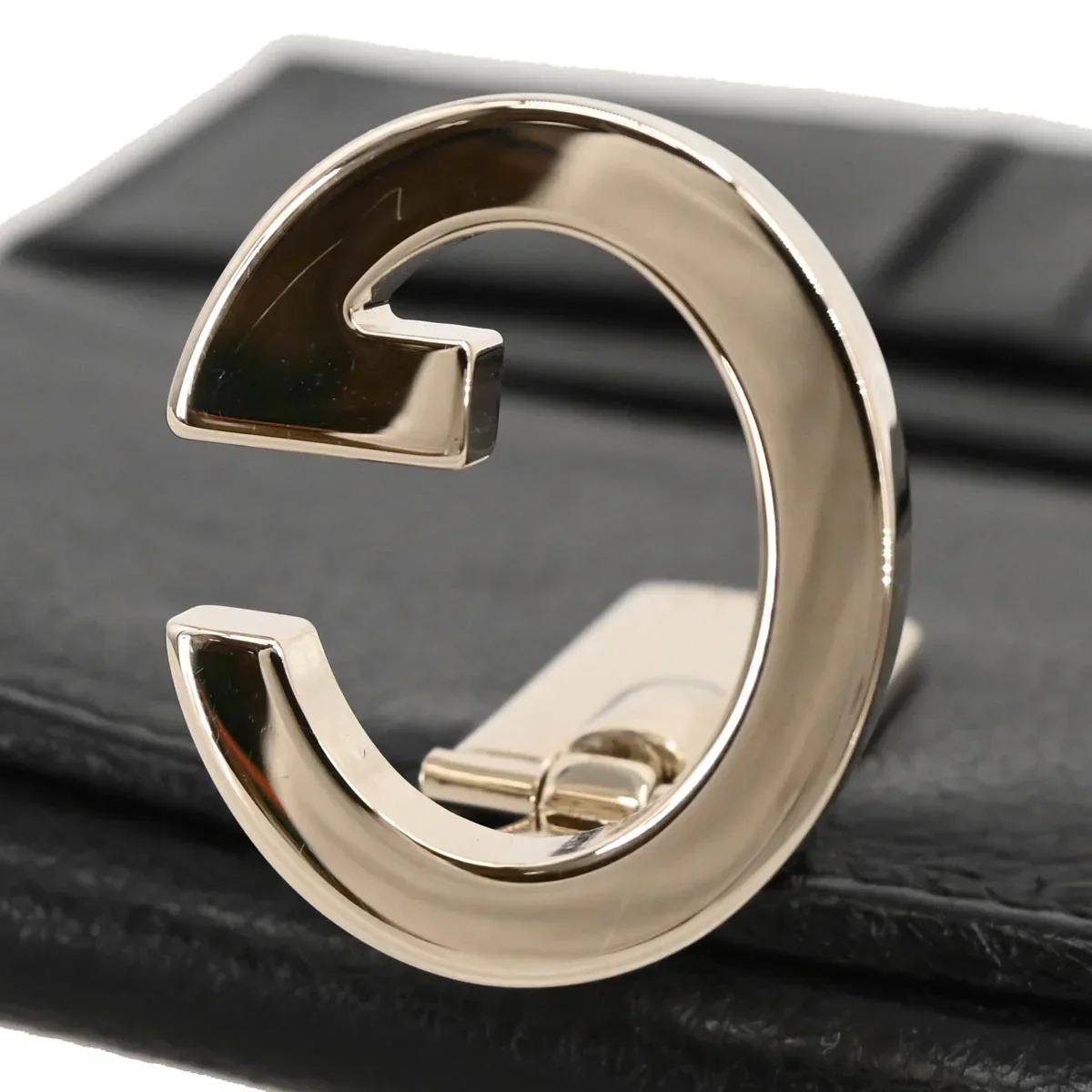 Gucci Black Canvas GG Bifold Wallet - Image 5