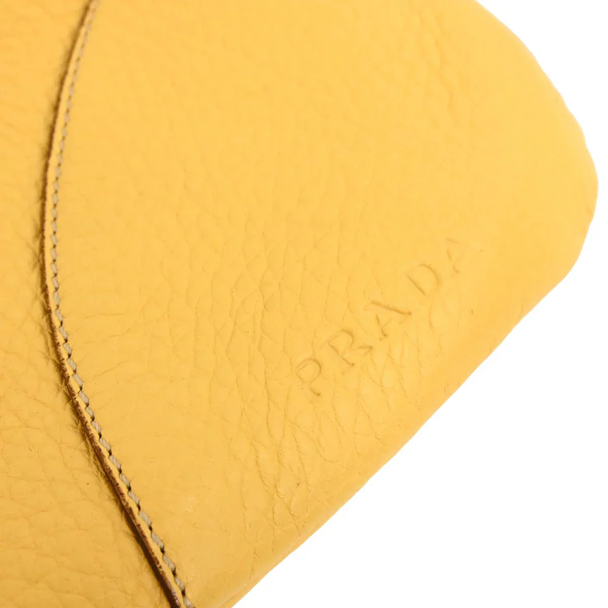 Prada Yellow Chain Shoulder Bag - Image 6