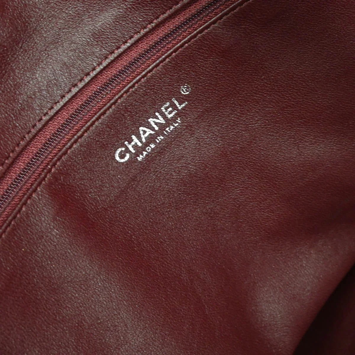 Chanel Black Calfskin Luxury Line Chain Tote Handbag - Image 9