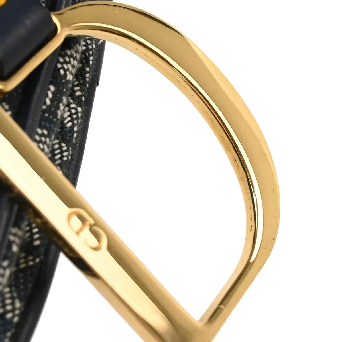 Christian Dior Navy Trotter Saddle Handbag - Image 6