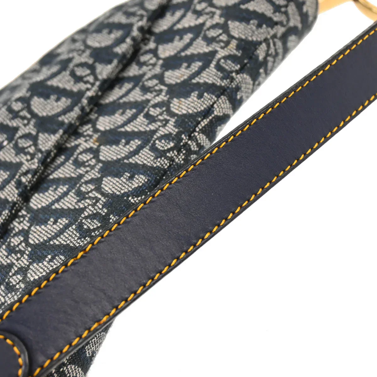 Christian Dior Navy Trotter Saddle Handbag - Image 8