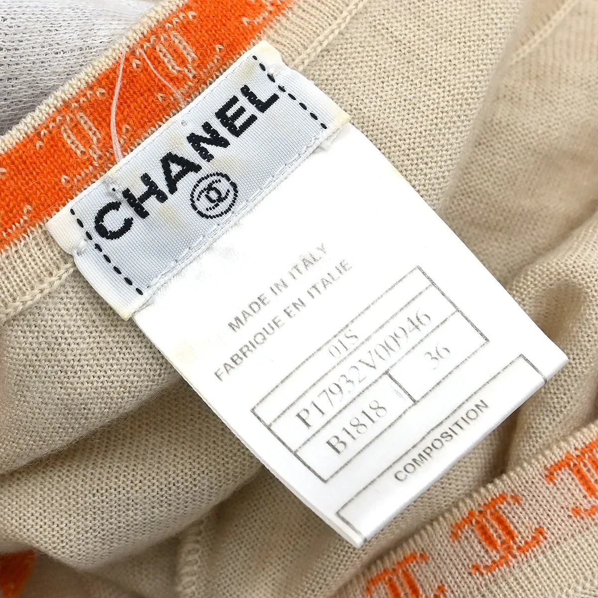 Chanel 2001 Cashmere V-Neck Tank Top #36 - Image 10