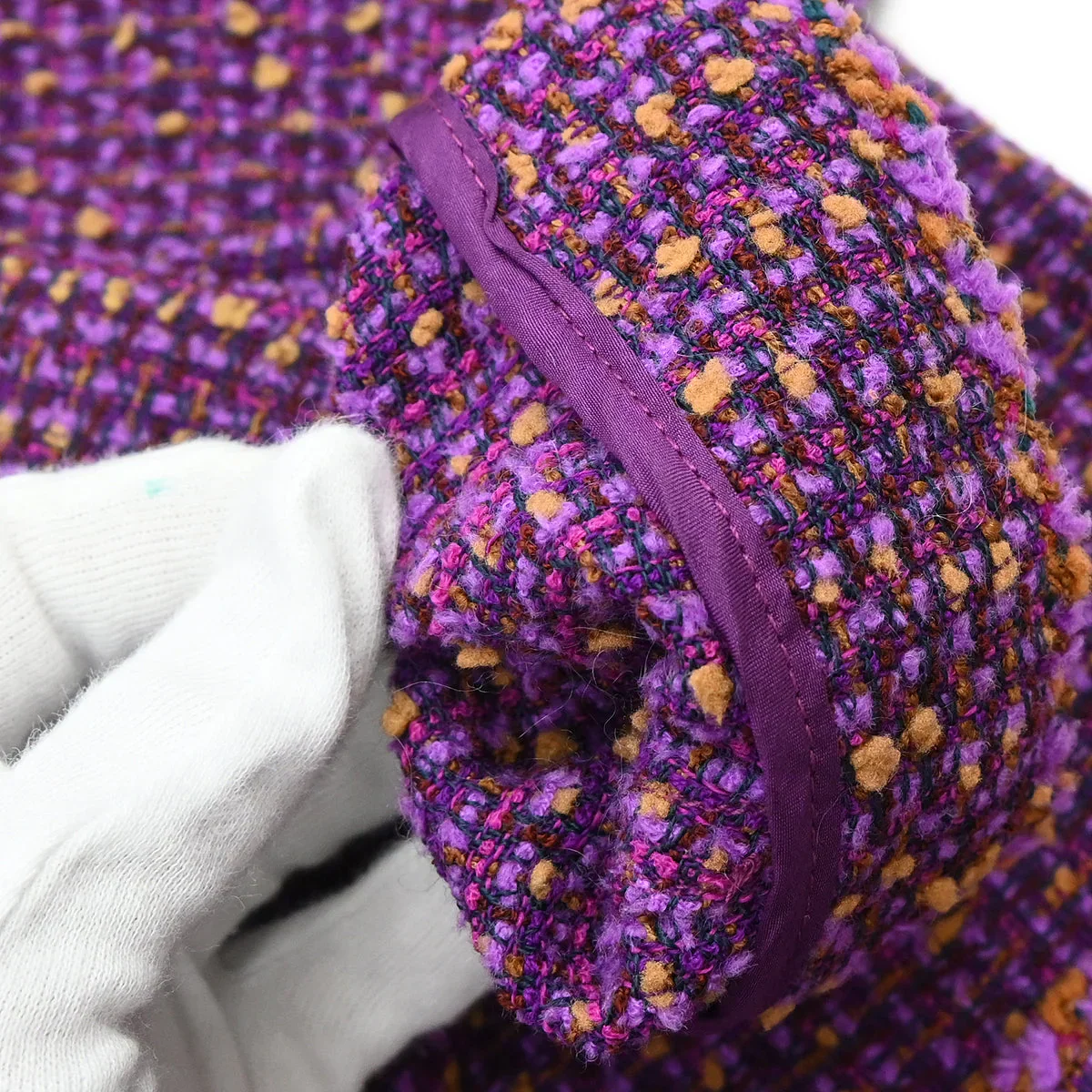 Chanel 1997 Set Jacket Pants Purple #38 - Image 4