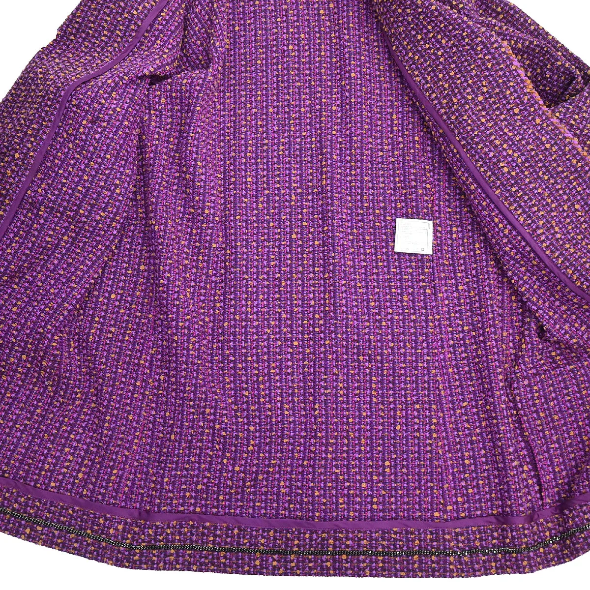 Chanel 1997 Set Jacket Pants Purple #38 - Image 5