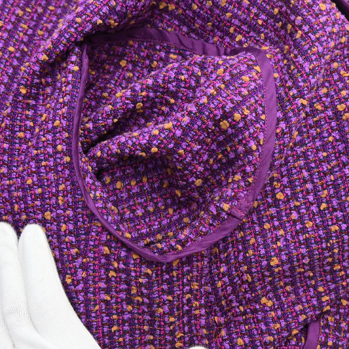 Chanel 1997 Set Jacket Pants Purple #38 - Image 6