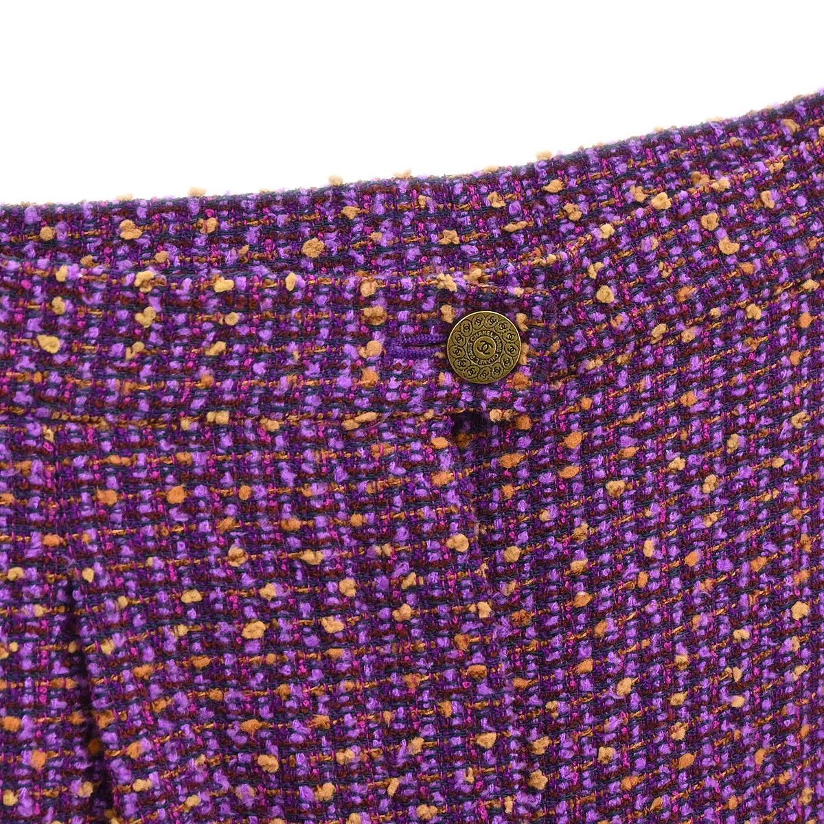 Chanel 1997 Set Jacket Pants Purple #38 - Image 7