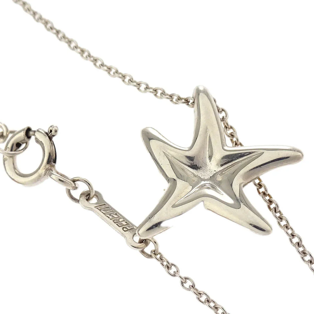 Tiffany & Co. Starfish Pendant Necklace 925 Silver - Image 5