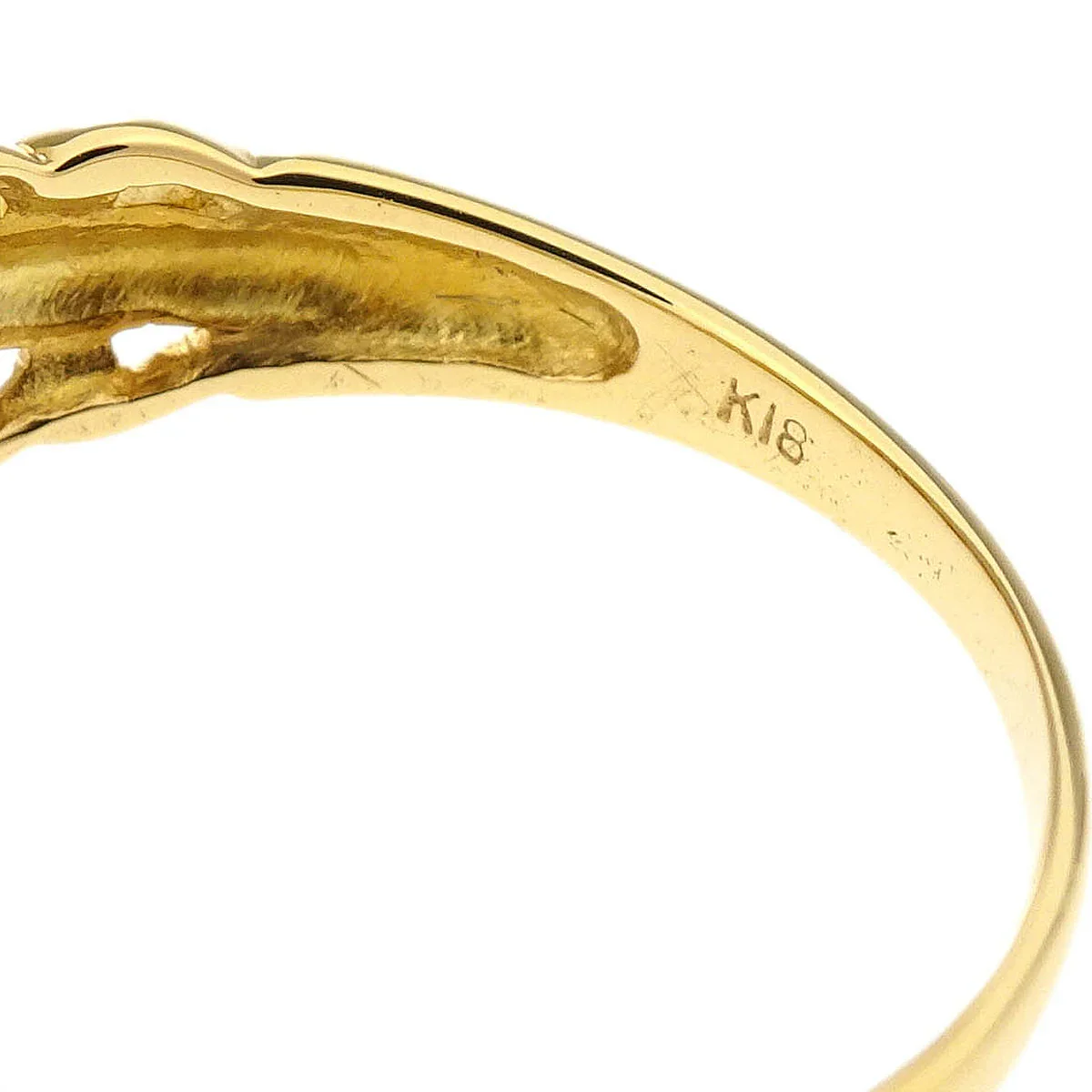Ring K18 Diamond Gold #54 - Image 3