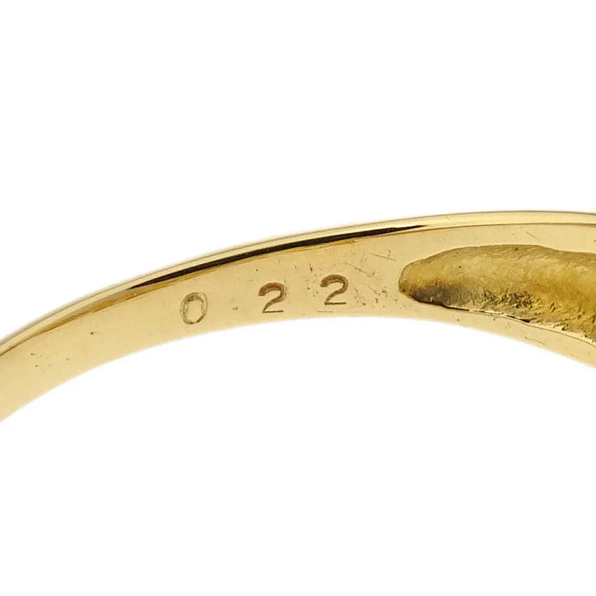 Ring K18 Diamond Gold #54 - Image 4