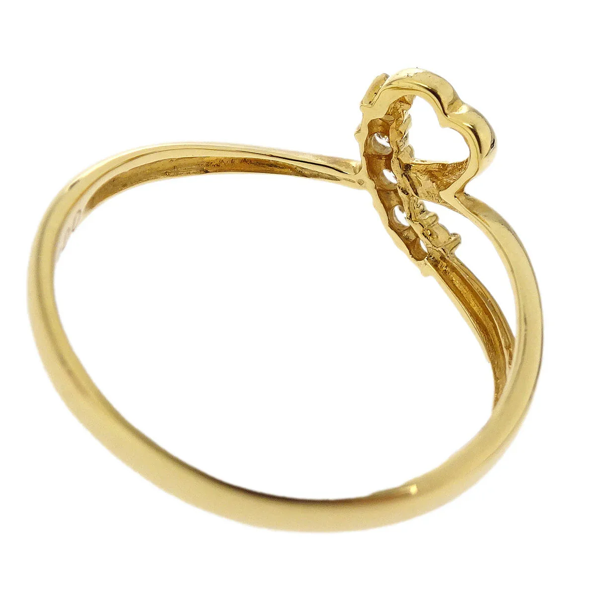 Ring K18 Diamond Gold #50 - Image 2