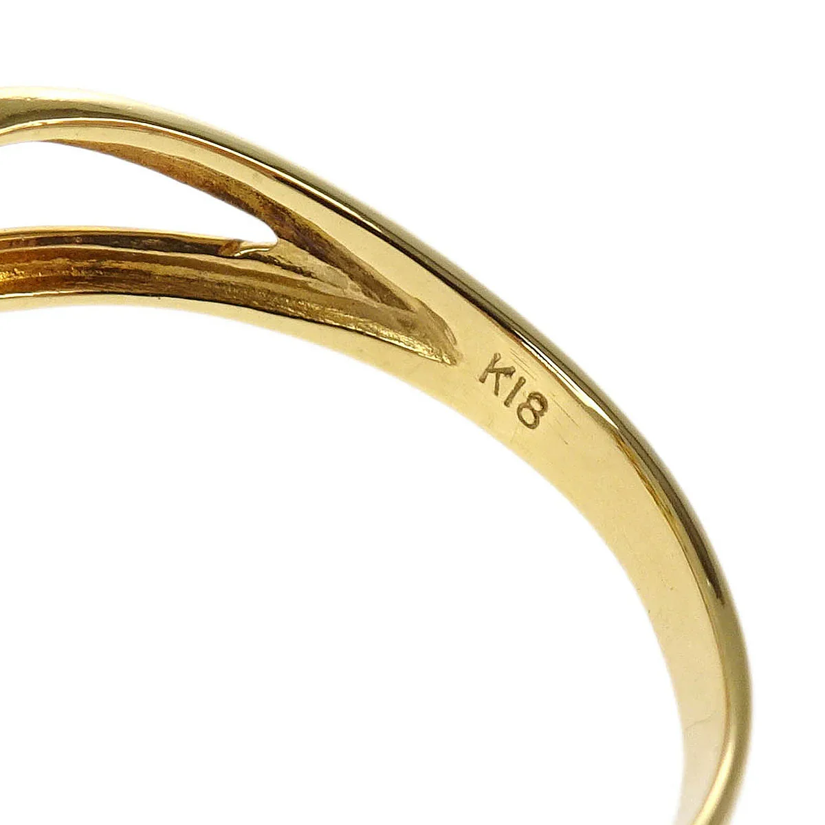 Ring K18 Diamond Gold #50 - Image 3
