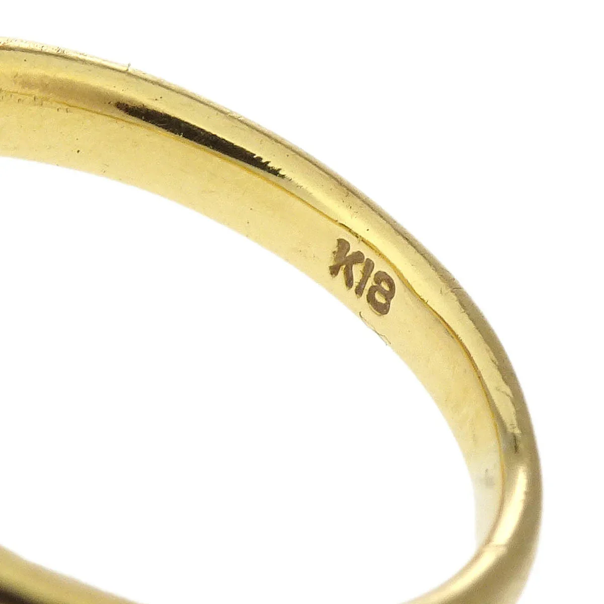 Ring K18 Ruby Diamond Gold #48 - Image 3