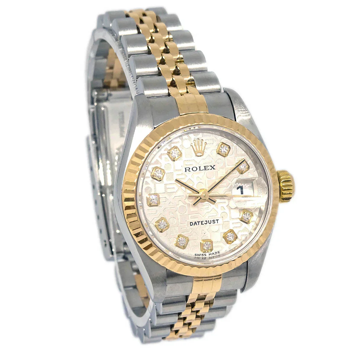 Rolex Oyster Perpetual Datejust 26mm Ref.79173 Watch 18KYG SS Diamond - Image 2