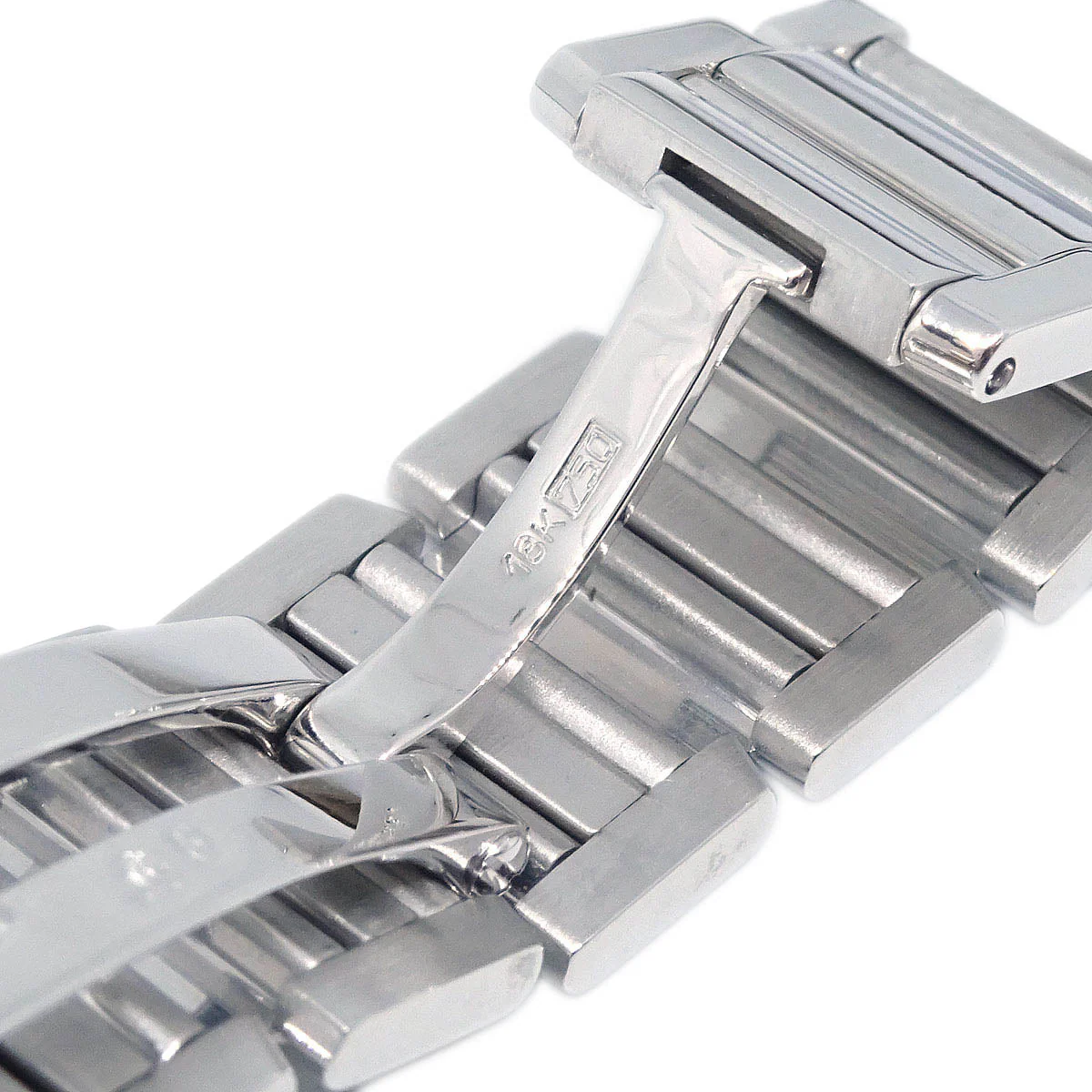 Cartier Tank Francaise SM Ref.2403 Quartz Watch 18KWG Diamond - Image 6