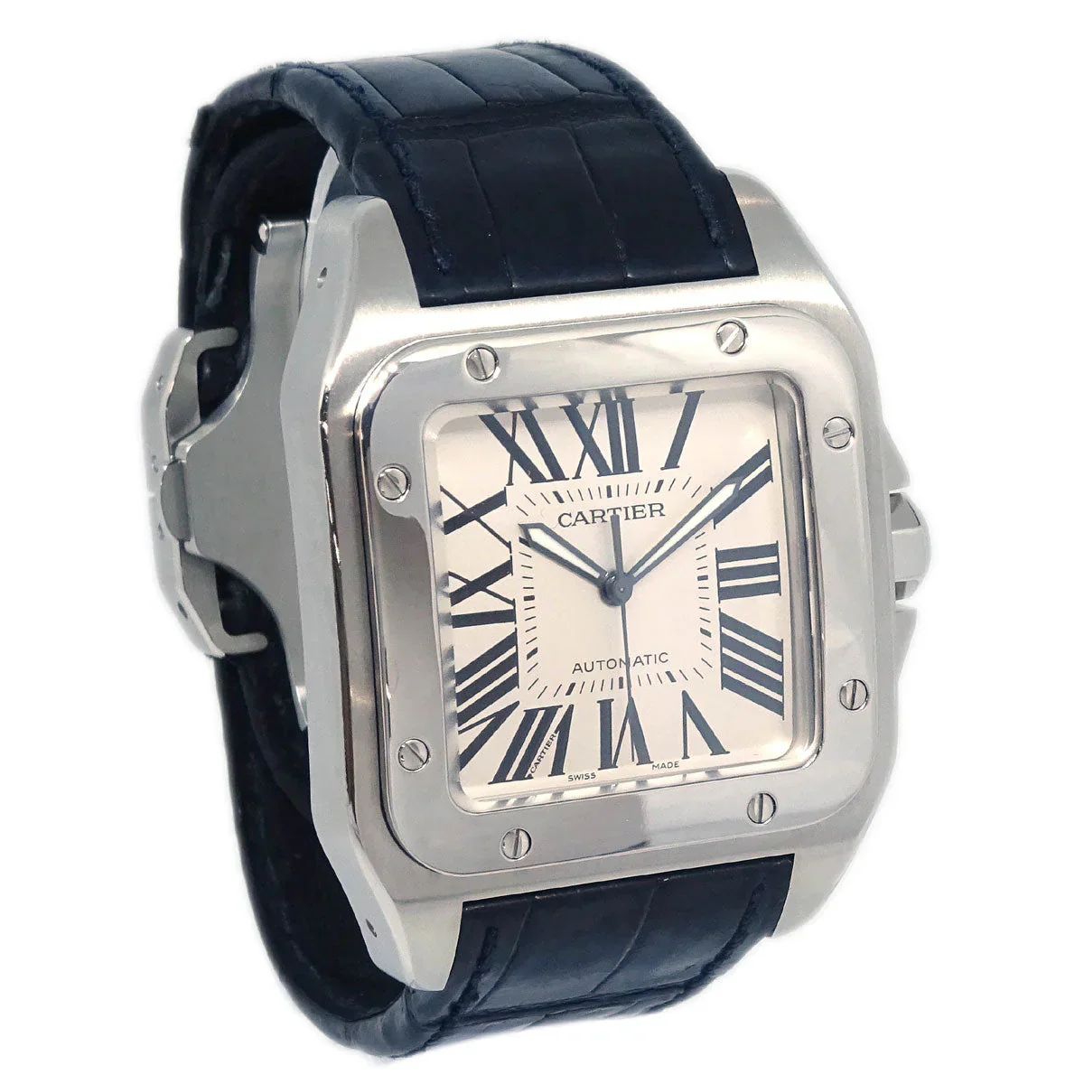 Cartier * Santos 100 LM Ref.W20073X8 Self-winding Watch SS - Image 2
