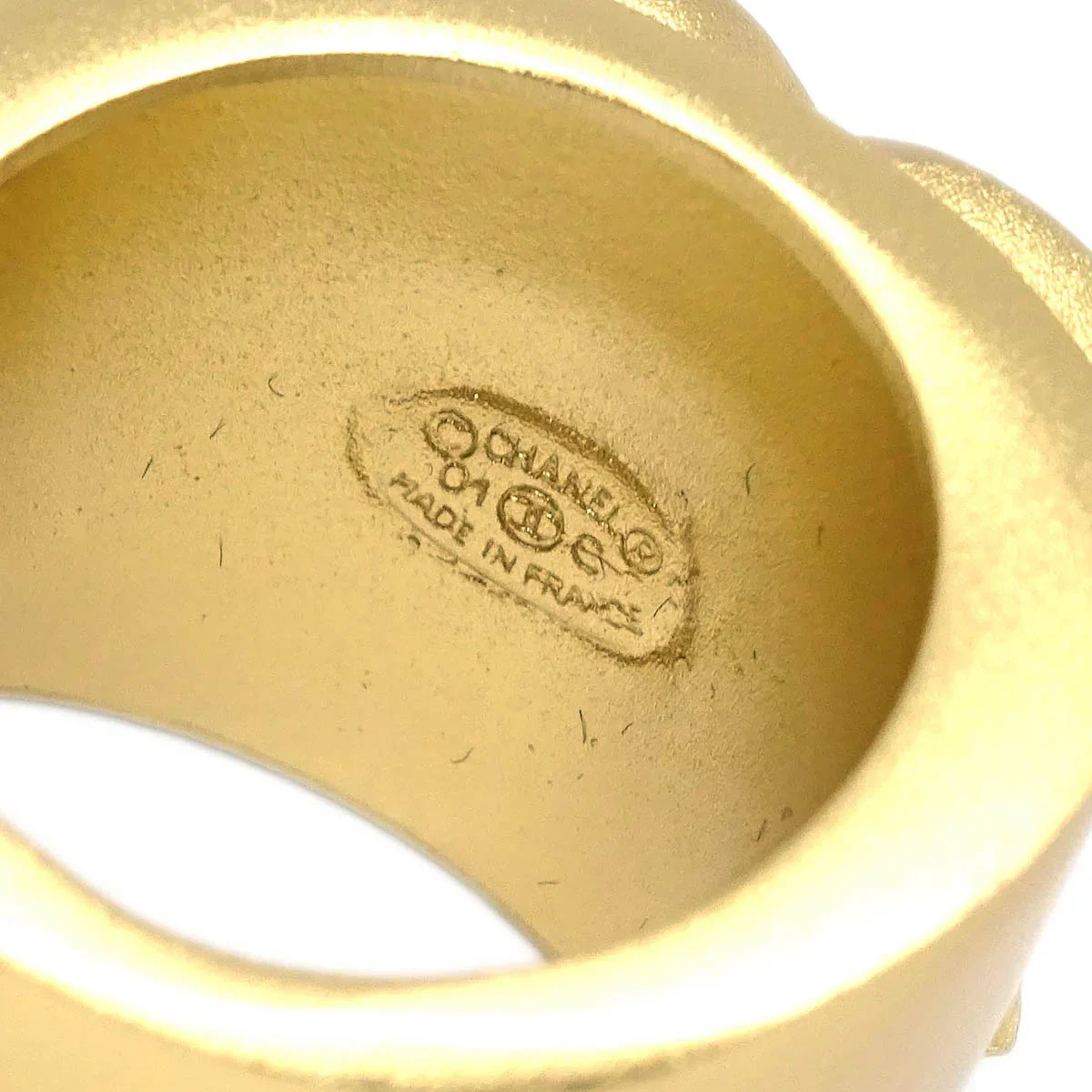 Chanel Ring Gold 01C - Image 4