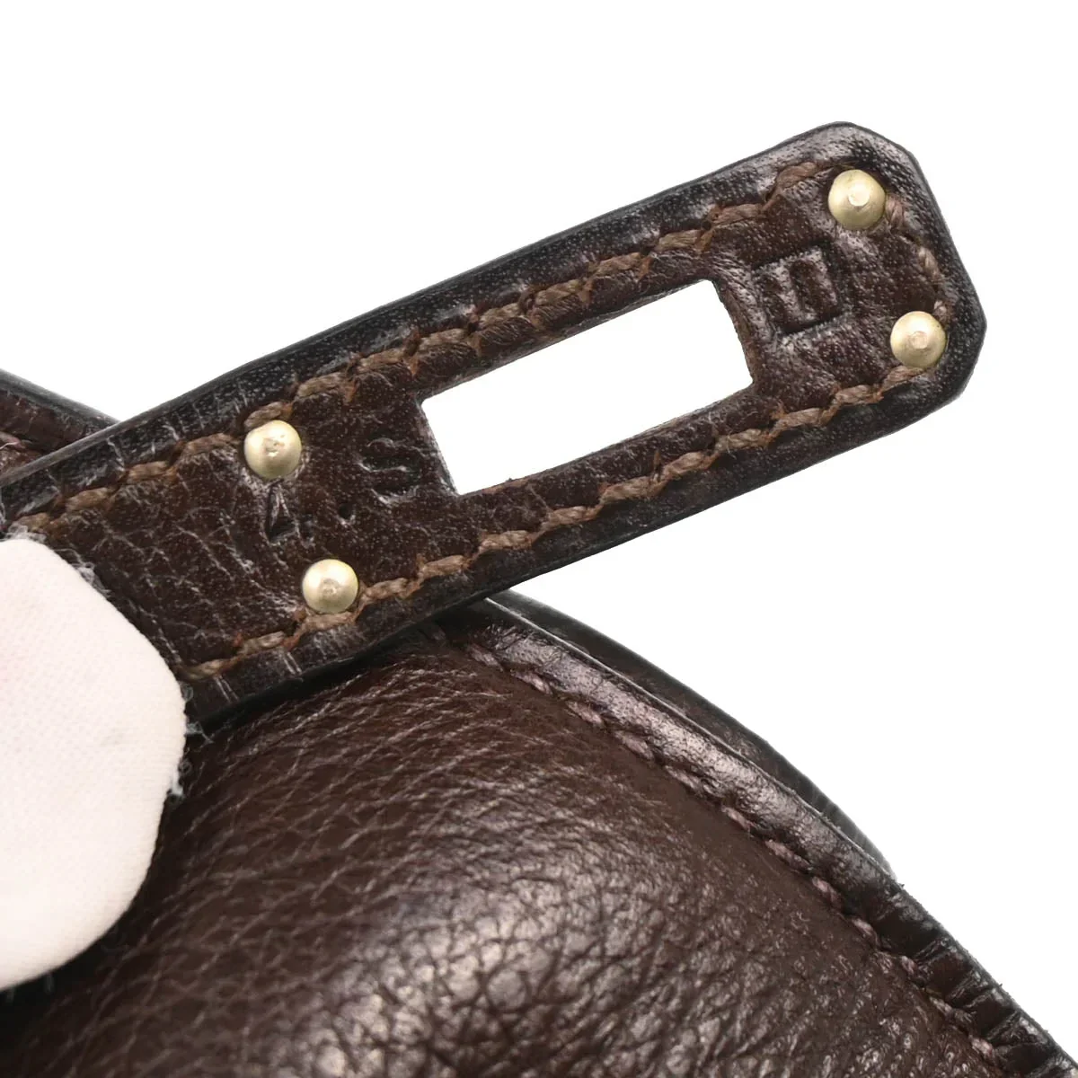 Hermes 2005 Ebene Evergrain Kelly Pochette Handbag - Image 10