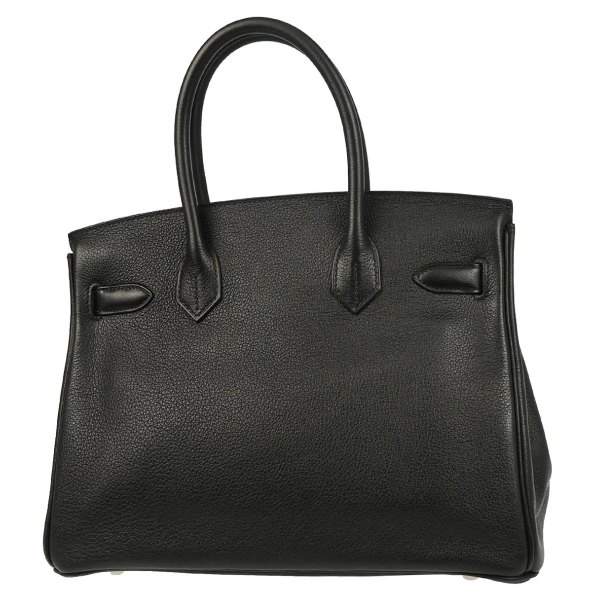 Hermes 2018 Black Evergrain Birkin 30 Handbag - Image 2