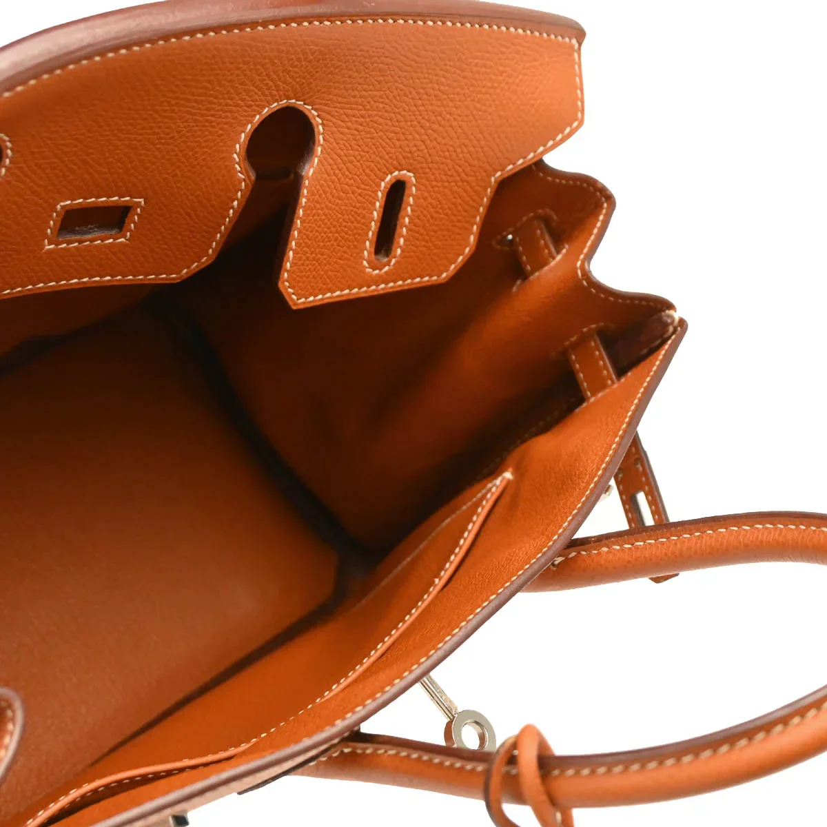 Hermes Gold Epsom Birkin 25 Handbag - Image 4