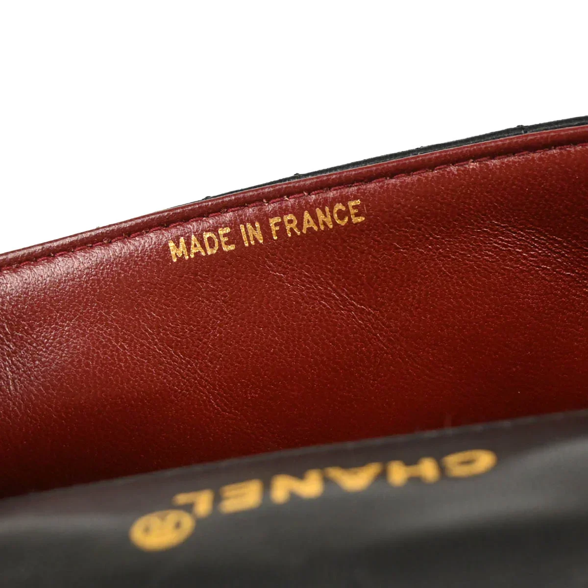 Chanel 1989-1991 Black Lambskin Shoulder Bag - Image 10
