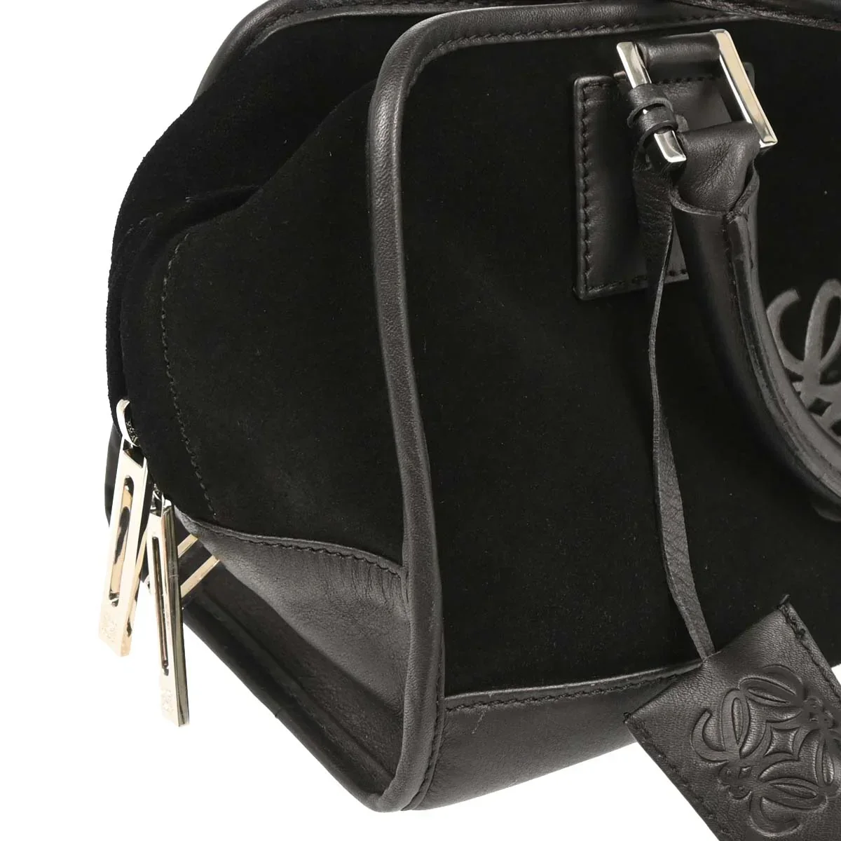 Loewe 2007 Suede Amazona 28 Handbag - Image 3