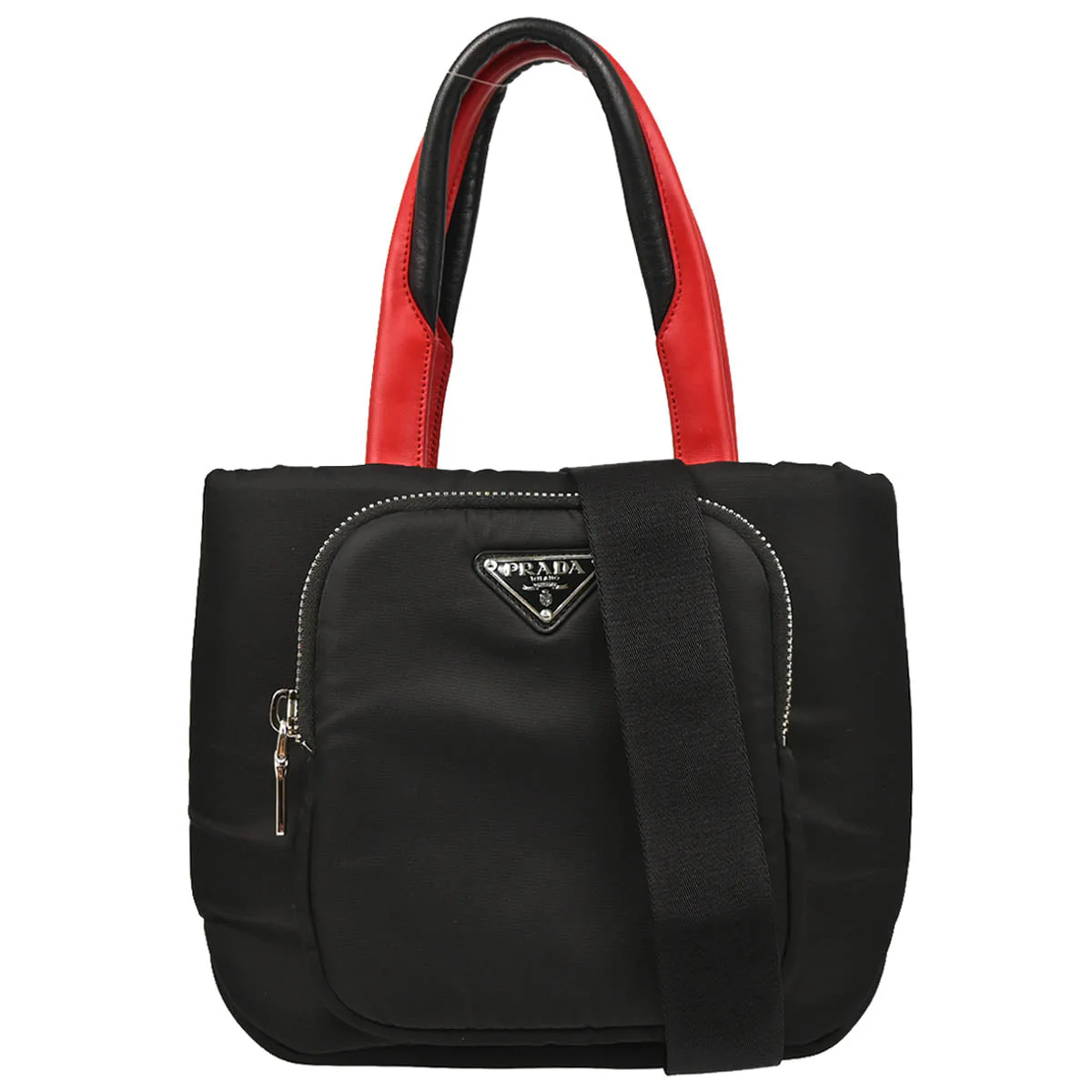 Prada Black Nylon 2way Shoulder Handbag