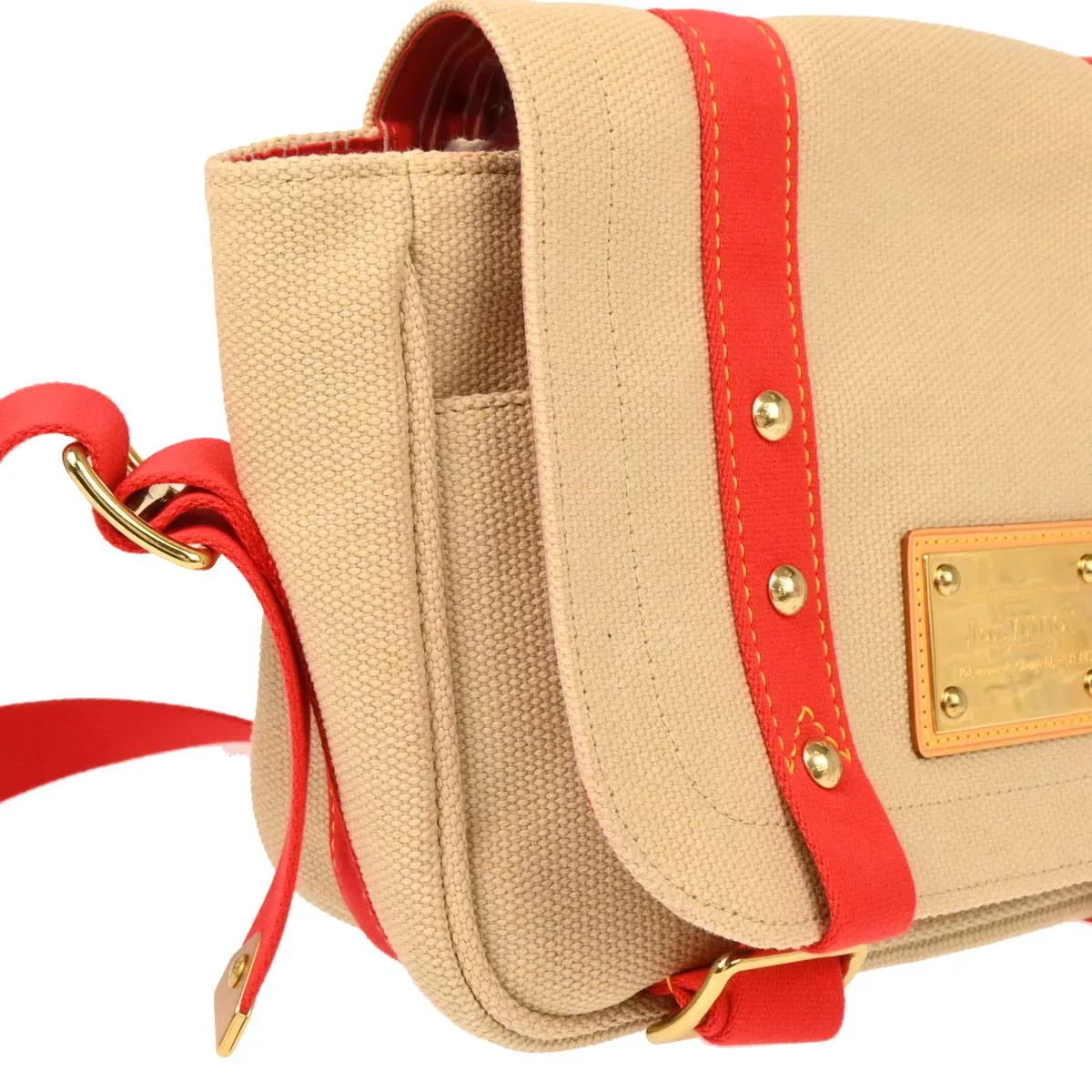 Louis Vuitton 2005 Antigua Buzas PM Shoulder Bag M40041 - Image 3