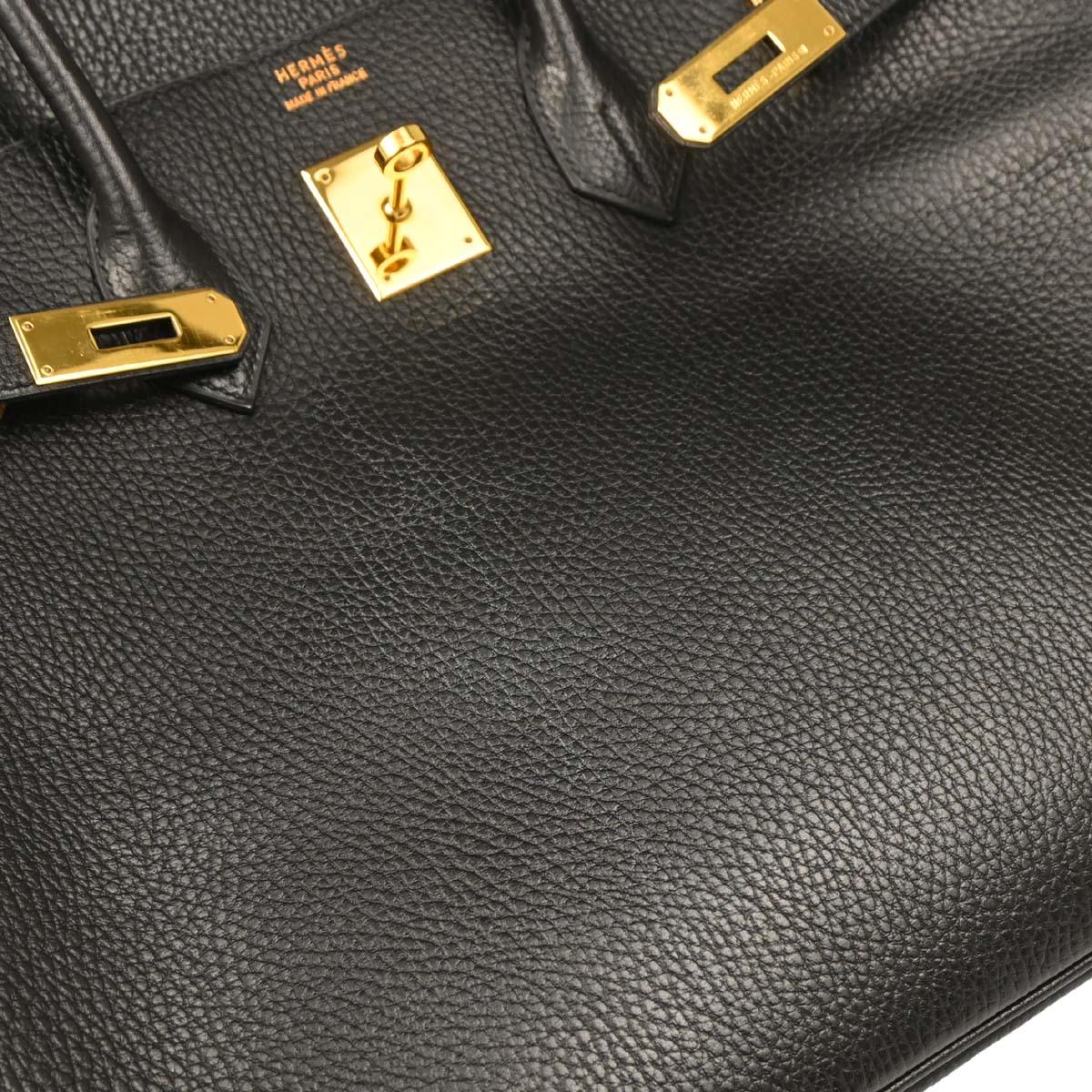 Hermes Black Ardennes Birkin 35 Handbag - Image 6