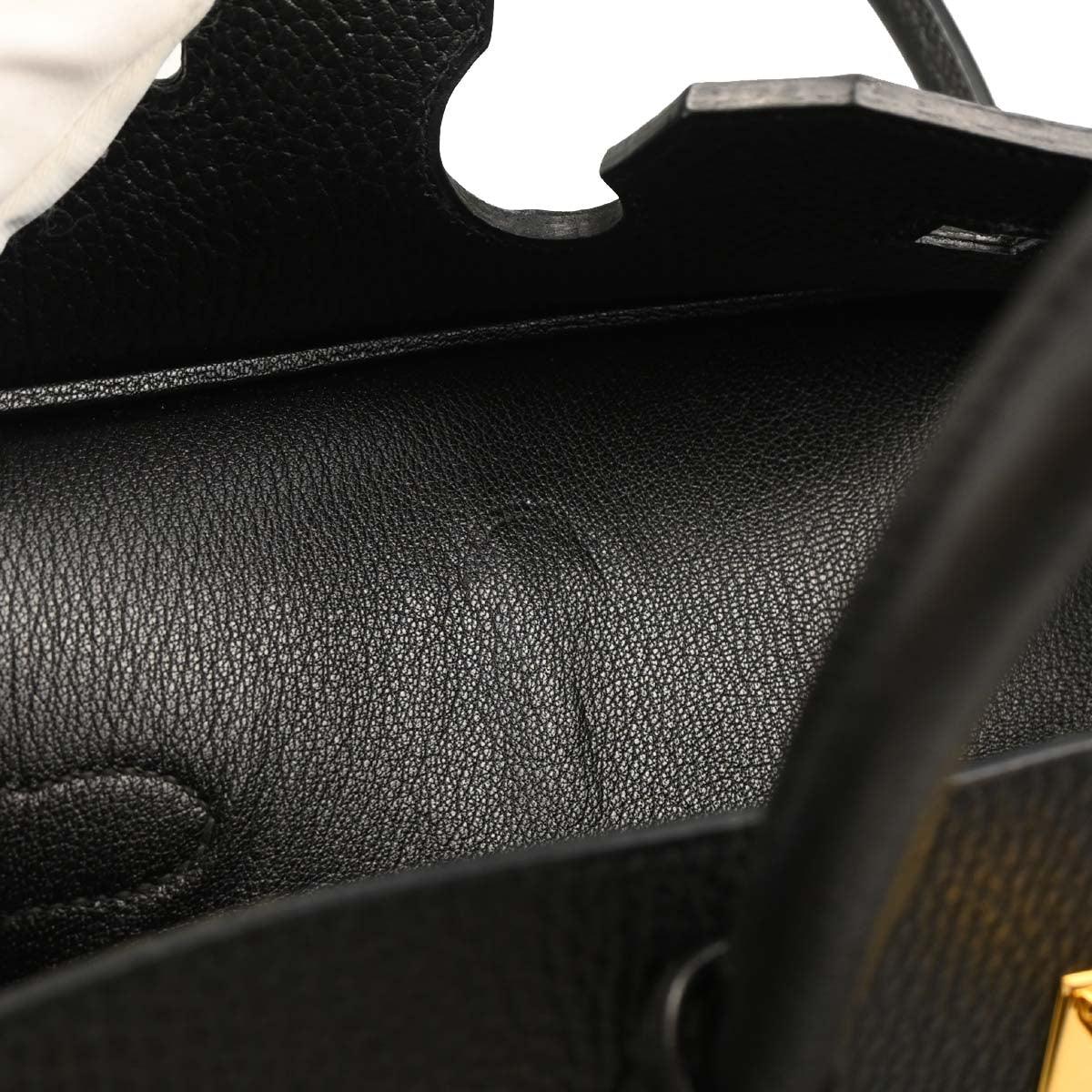 Hermes Black Ardennes Birkin 35 Handbag - Image 8