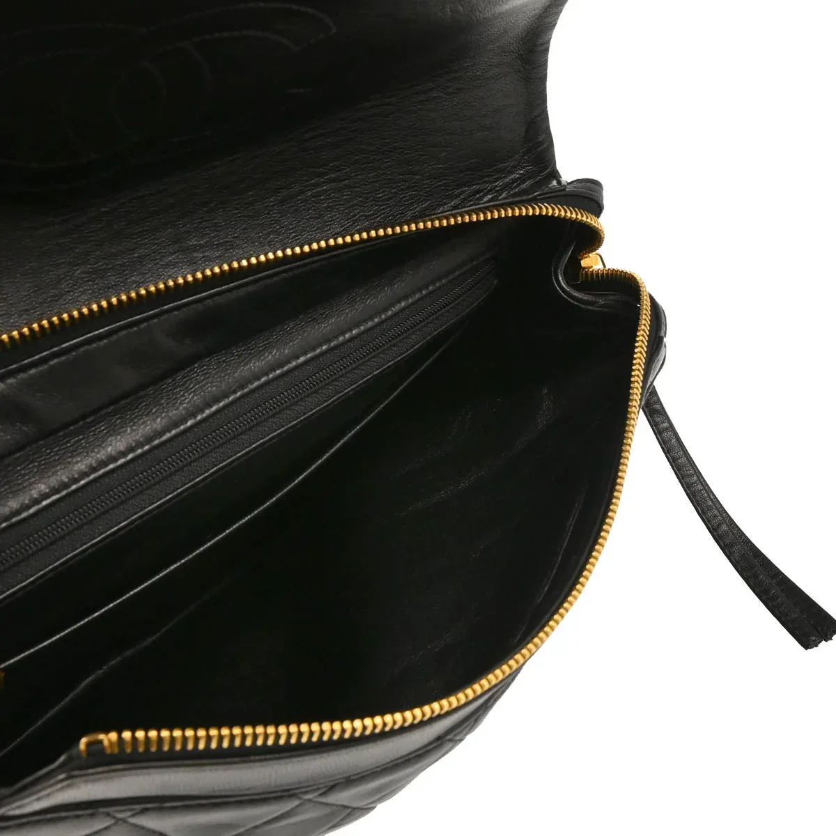 Chanel 1994-1996 Black Lambskin Backpack - Image 4