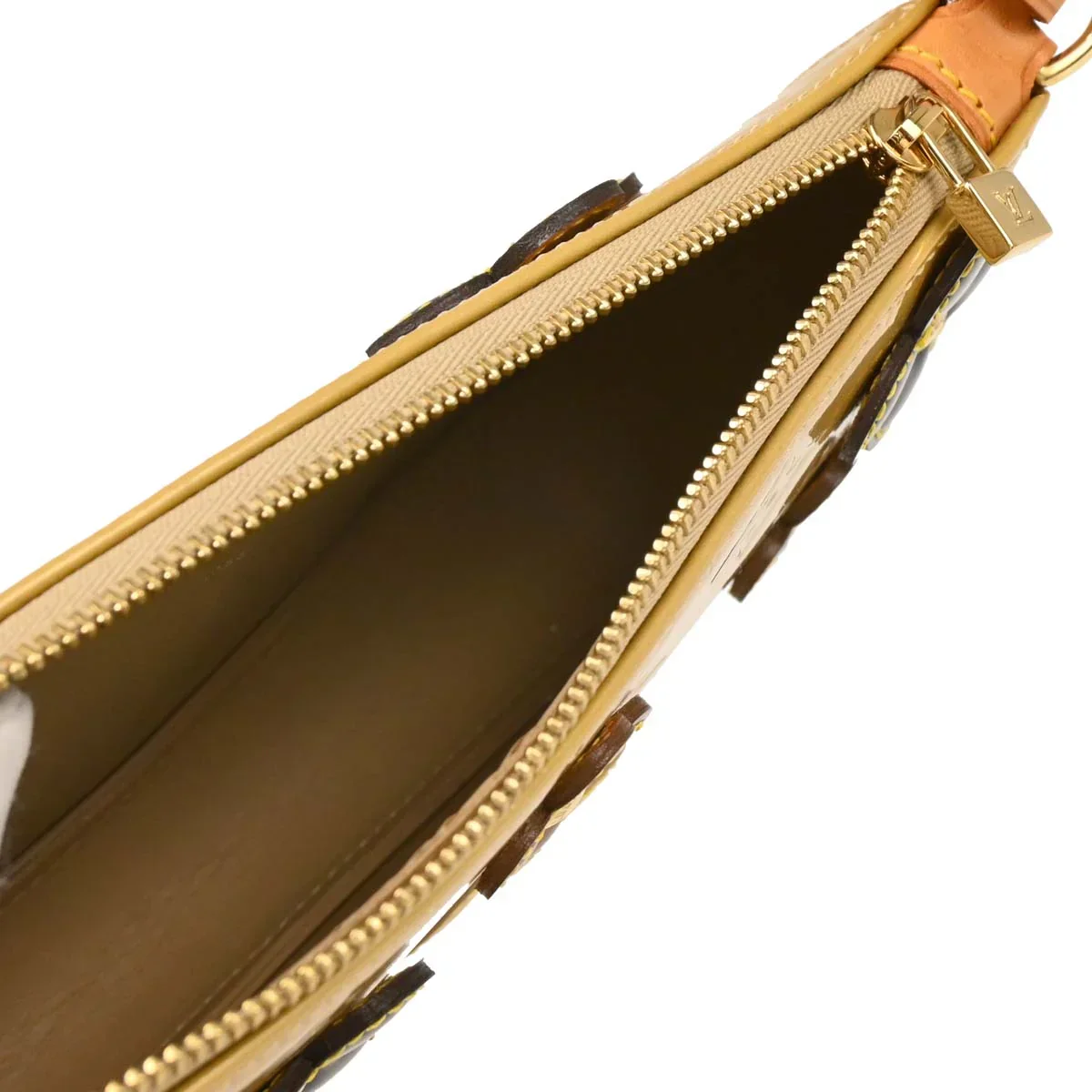 Louis Vuitton 2002 Beige Vernis Flower Lexington Handbag M92246 - Image 3