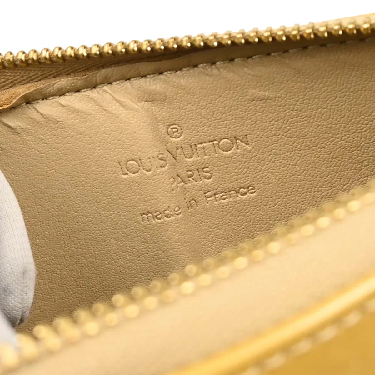 Louis Vuitton 2002 Beige Vernis Flower Lexington Handbag M92246 - Image 6