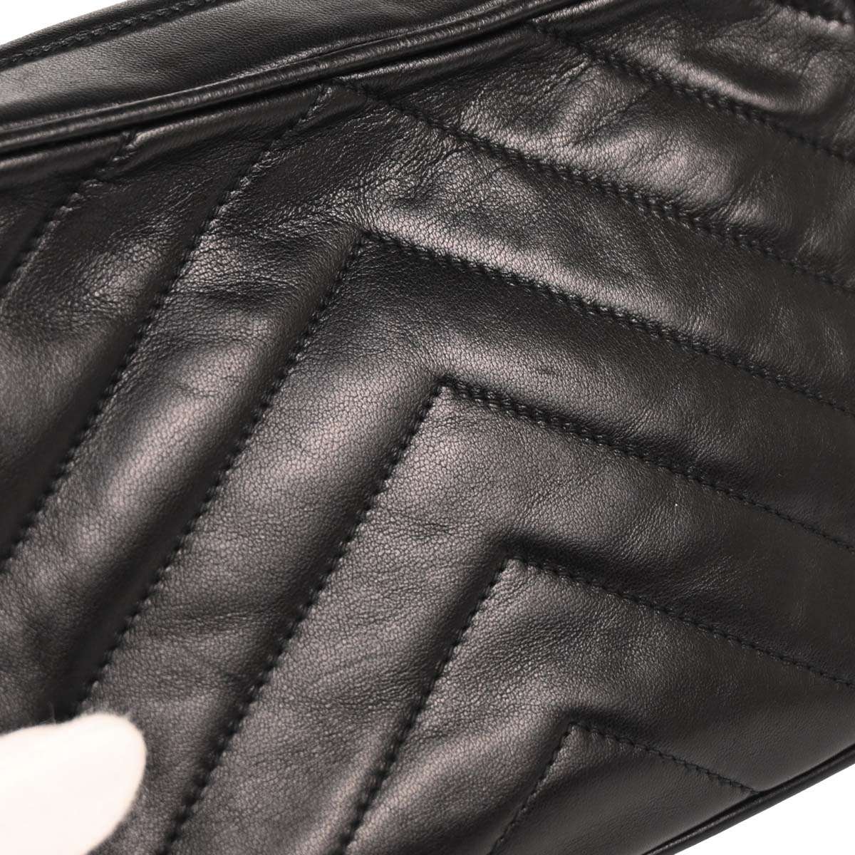 Chanel 1991-1994 Black Lambskin Camera Bag Mini - Image 3