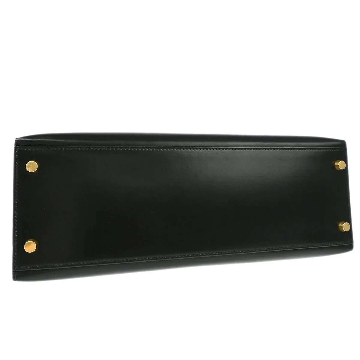 Hermes 1996 Black Box Calf Kelly 32 Sellier Handbag - Image 3