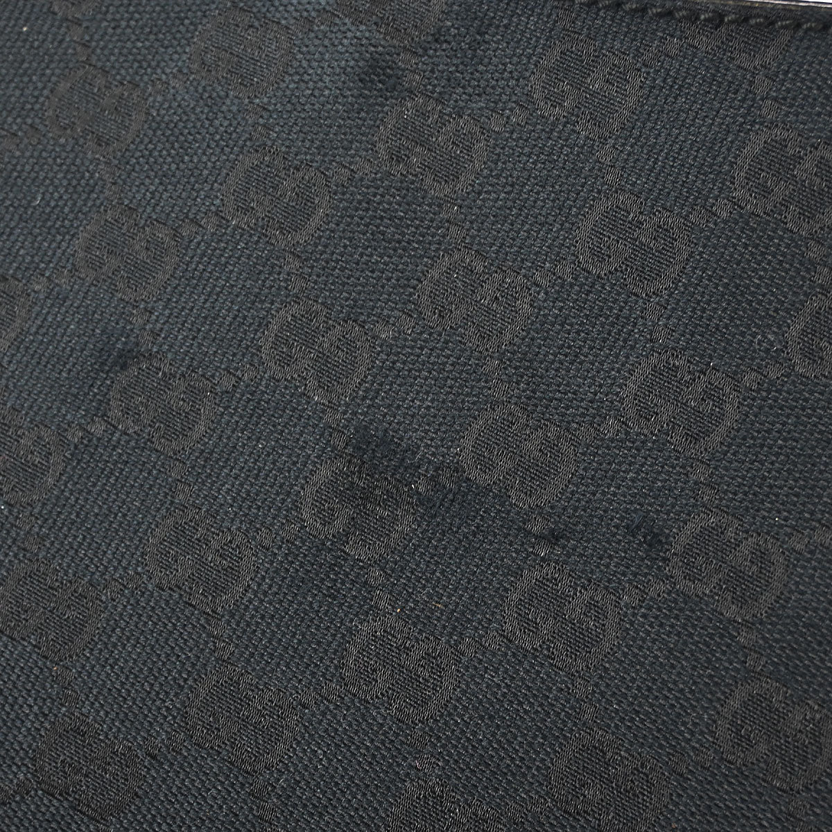 Gucci Black GG Horsebit Handbag - Image 5