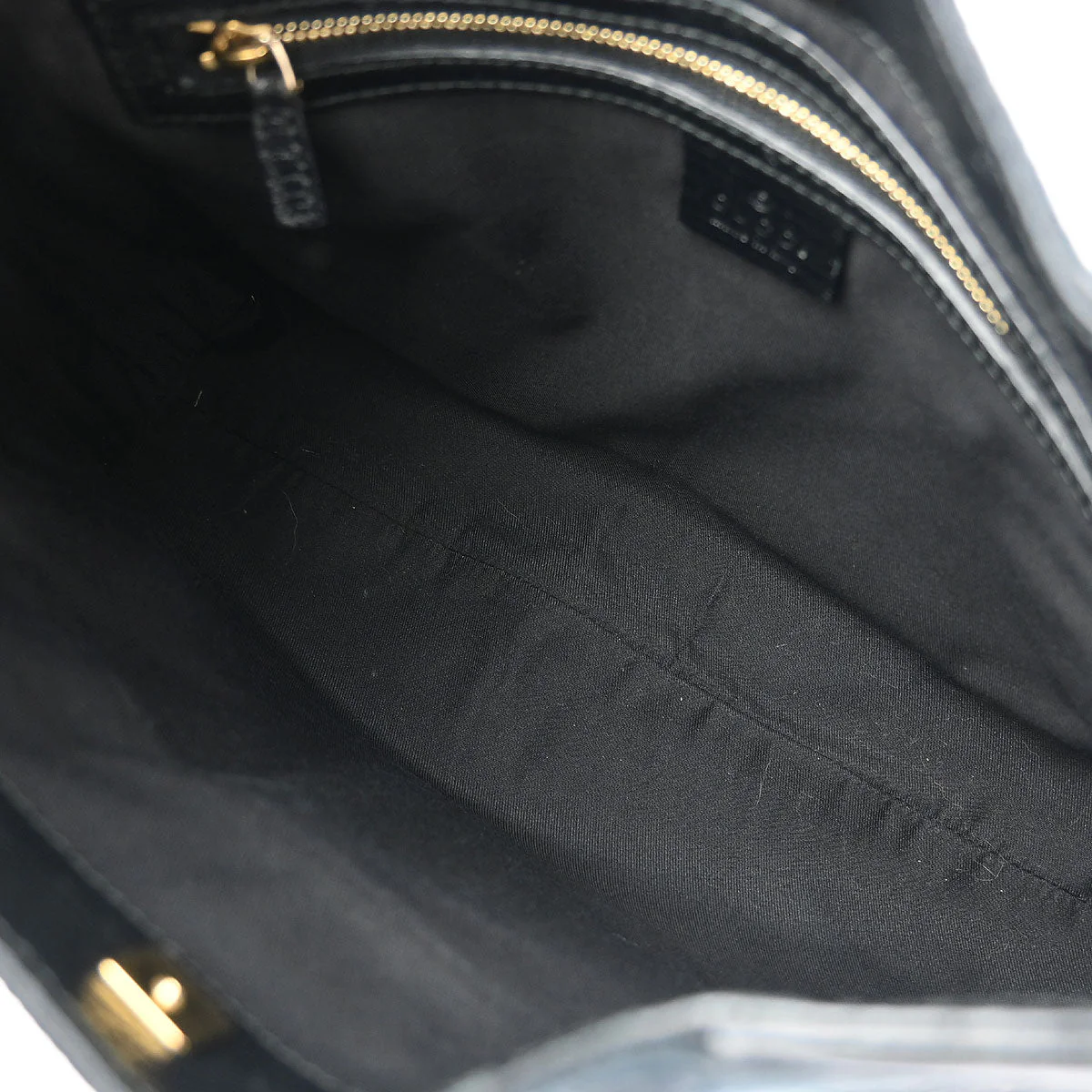 Gucci Black GG Horsebit Handbag - Image 8