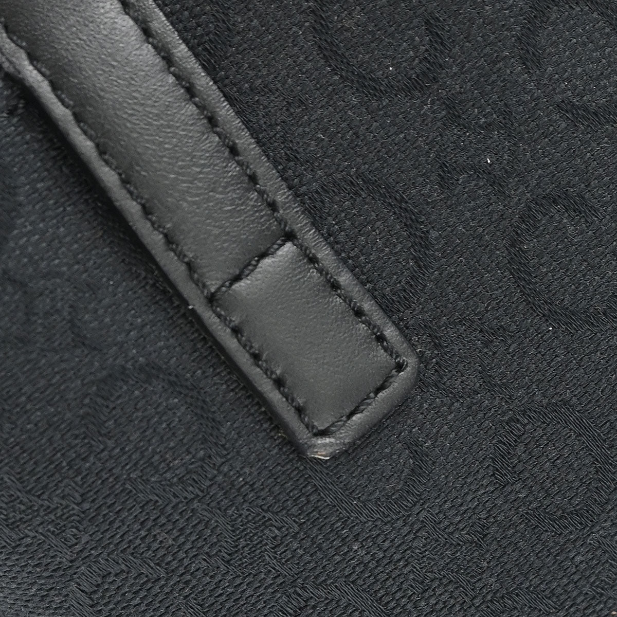 Celine Black Canvas C Macadam Tote Handbag - Image 6